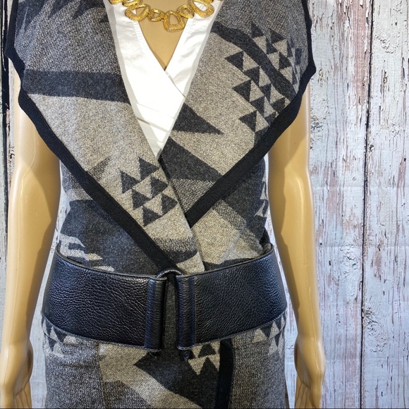 Johnny Farah Accessories - 🎉HP🎉 NEW Johnny Farah Black Wide Leather Belt